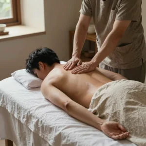 背面全身指壓油壓推拿